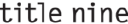 Title Nine logo
